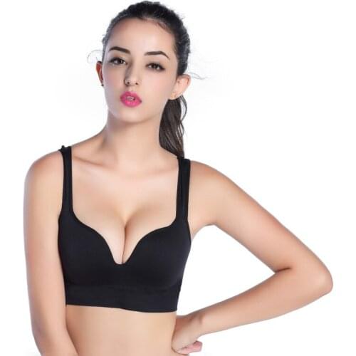 Women Girls Sports Bras Racerback Bra Seamless Wireless Underwear Bra Full Coverage