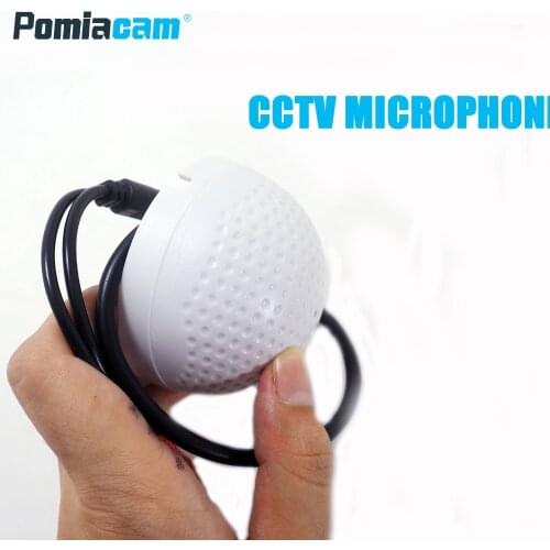AU10 10pcs/lot CCTV Security microphone Monitoring pickup for CCTV Office meeting voice record Family voice record