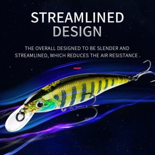BEARKING PRO 80mm 9.9g professional quality fishing lures hard bait slim quality wobblers minnow Artificial Bait Tackle