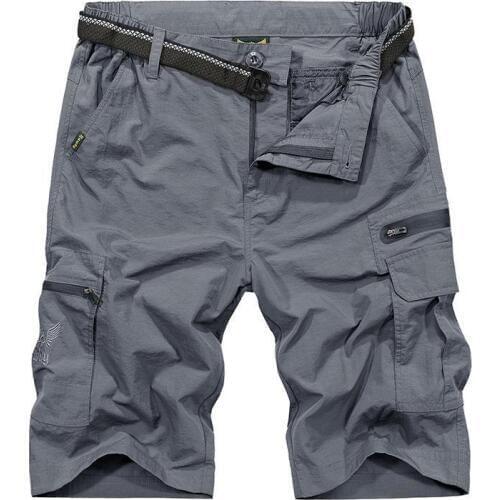 Outdoor Quick Dry Hiking Shorts Summer Sports Fishing Climbing Waterproof Breathable Thin Short Trousers Tactical Shorts Man 4XL