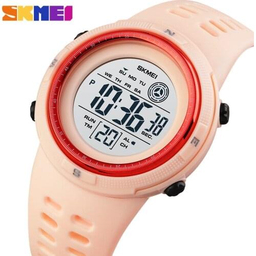 SKMEI Casual Women Romantic Digital LED Watches Luxury Female Girl Clock Waterproof Ladies Wristwatches Relogio Feminino