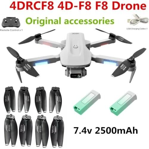 4DRCF8 4D-F8 F8 Drone Original Accessories Drone Battery 7.4V 2500m A USB Charging Cable Drone Arm Remote control etc.Spare Part