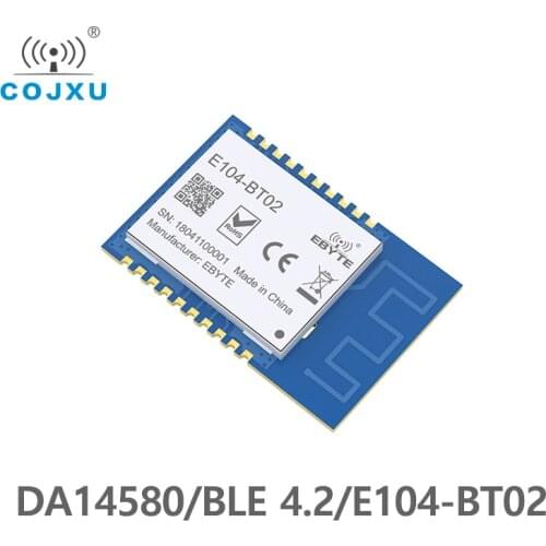 E104-BT02 SMD 2.4GHz DA14580 Bluetooth ble 4.2 rf Module Transceiver Wireless Transmitter Receiver 2.4 ghz Bluetooth Module
