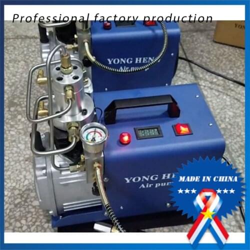 300BAR 30MPA 4500PSI High Pressure Air Pump Electric Air Compressor for Pneumatic Airgun Scuba Rifle PCP Inflator