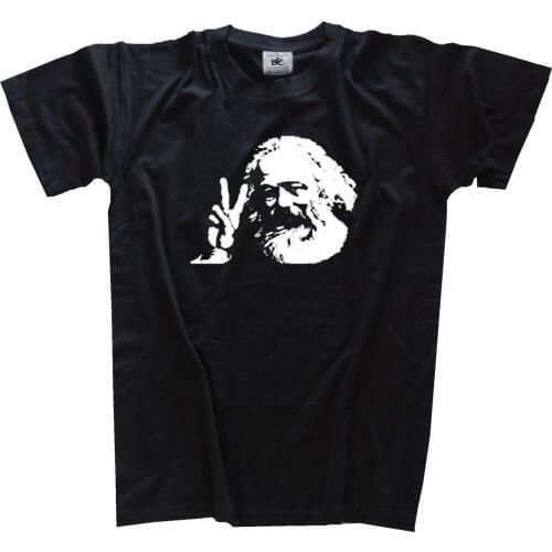 Karl Marx - Hand Harmony VICTORY Communism fun sayings t-shirt S - 3XL