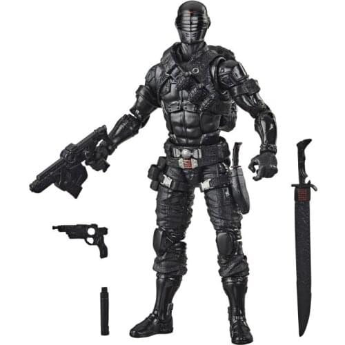 GIJOE 1/12 6inch Action Figure Classified Series Snake Eyes Black Ninjia Anime Model For Gift Free Shipping