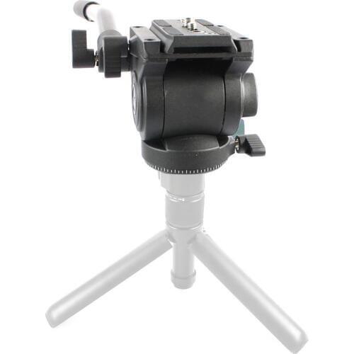 Tripod Head SLR Camera Video Photography Fluid Drag Hydraulic with Quick Release Plate for Manfrotto Tripod Monopod Bracket