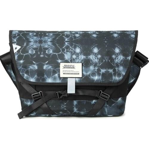 Hip Hop Camouflage Street Messenger Bag for Men Oxford Skateboard Bicycle Riding Shoulder Bags for Teenagers Boys Deporte Bolso