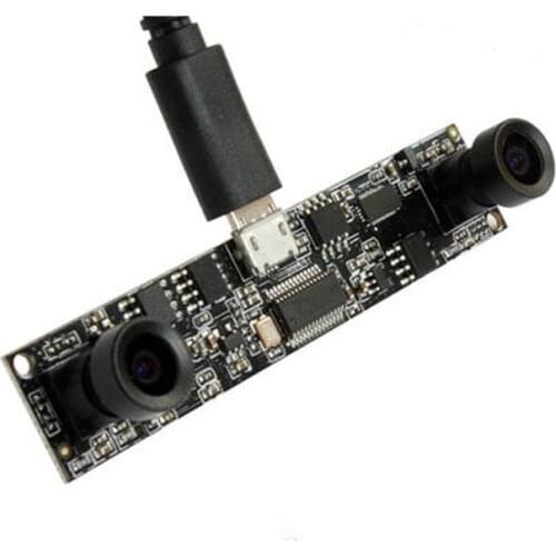 ELP OV9712 720P HD Webcam MJPEG&YUY2 Mini Surveillance Camera People Counting Dual Lens USB Camera for Android ,Linux, Windows