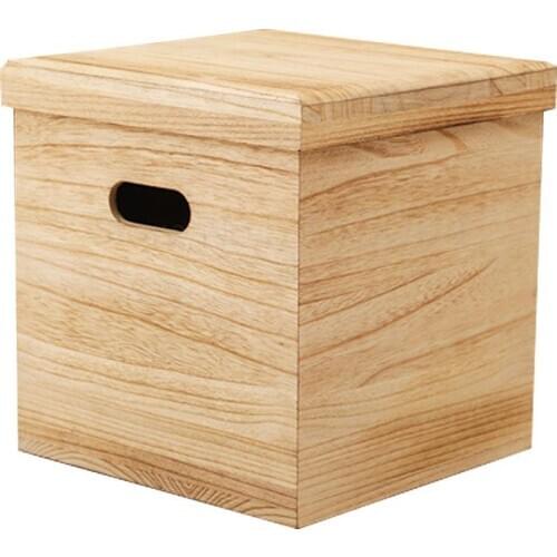 Solid Wood Multifunctional Storage Stool Storage Stool Can Sit People Creative Childrens Toys Snacks Small Storage Box