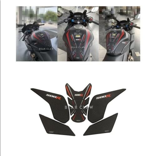 Snake Skin Motorfiets Tank Traction Pad Anti Slip Sticker Gas Knee Grip Protector Voor Honda CBR500R CB500F 2019 Tot 2021