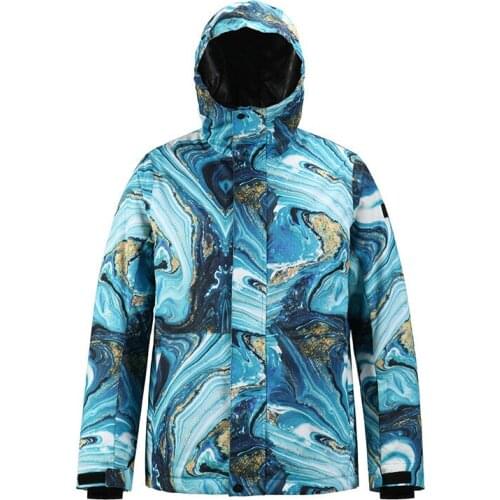 Winter New Anorak Mens Windproof Warm Breathable Cotton-Padded Single Board Double Board Ski Suit