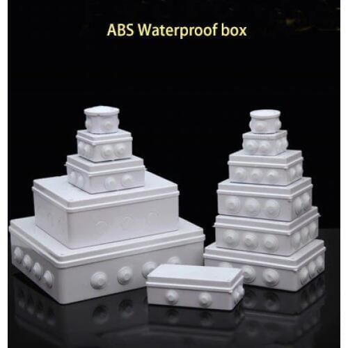 Wholesale ABS Plastic IP65 Waterproof Junction Box DIY Outdoor Electrical Connection box Cable Branch box Power Distribution Box