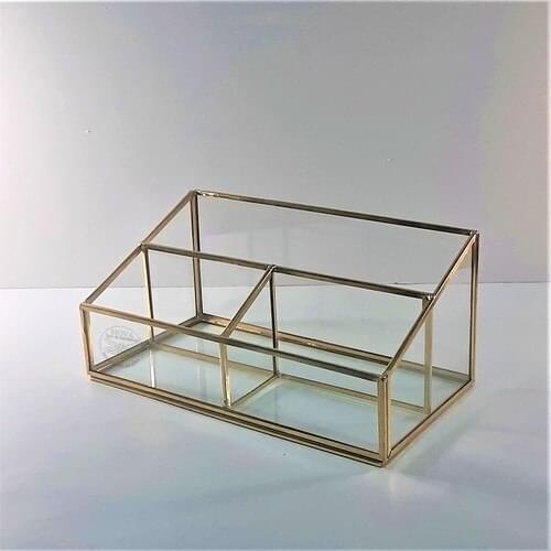 Noya Box & Terrarium 3 Compartments Makeup Organizer