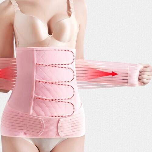 Postpartum Belt Post Partum Bandage Postnatal Support Girdle Slim Waist Cincher Shapewear Belly Band Body Shaper Trainer Belts