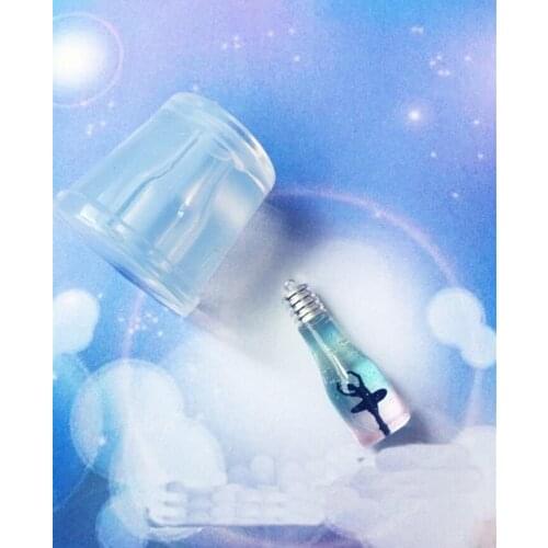 Transparent Silicone Mould Dried Flower Resin Decorative Craft DIY 3D drifting bottle shpe Type epoxy resin molds for jewelry