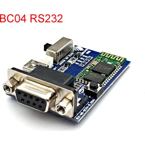 RS232 Bluetooth Serial Adapter Board Communication Master Slave 2 Modes 5V Mini USB Bluetooth Serial Port Profile Module