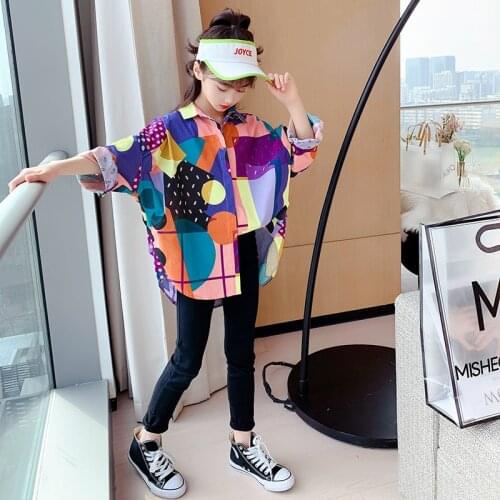 2021 spring new trendy fan Korean girl hit color spring plaid long-sleeved lapel shirt cotton spinning striped top foreign trade