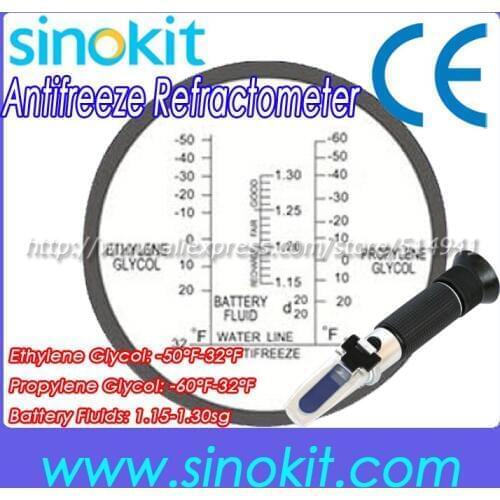 Freezing Point Hand Held Antifreeze or Battery Refractometer - RHA-300ATC