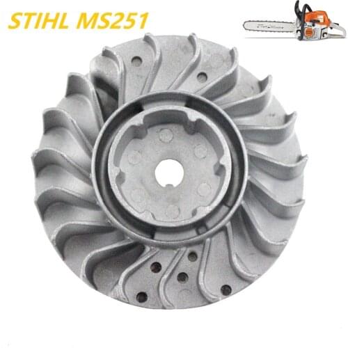 Heavy Duty Qualioty Magneto Flywheel Fly Wheel Fan Impeller For STIHL MS251 MS 251 Chainsaw OEM#1143 400 1234