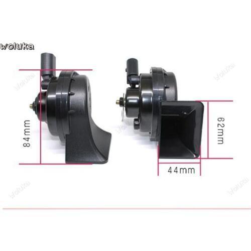 Snail horn car waterproof whistle super loud high and low double tone a pair 12V CD50 Q04