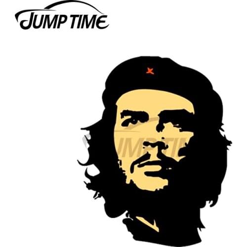 Jump Time 13 x 11cm For CHE GUEVARA Creative Car Sticker Cartoon Decal Bumper Scratch-proof Vinyl Material Motorcycle Decoration