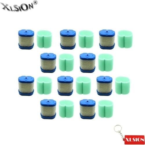 XLSION Aftermarket 10Sets Air Pre Filters For Briggs & Stratton 498596 498596S 273356S 697029 690610 Fits 5.5 & 6.5 hp Engines