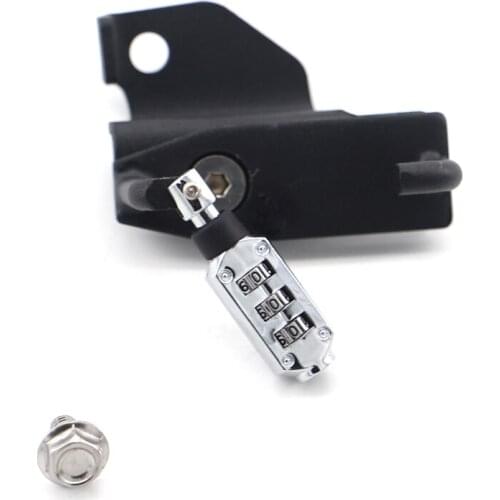 Motorcycle Helmet Lock Anti-Theft Combination PIN Locking Secures For Kawasaki Vulcan S/ABS EN650A 2015