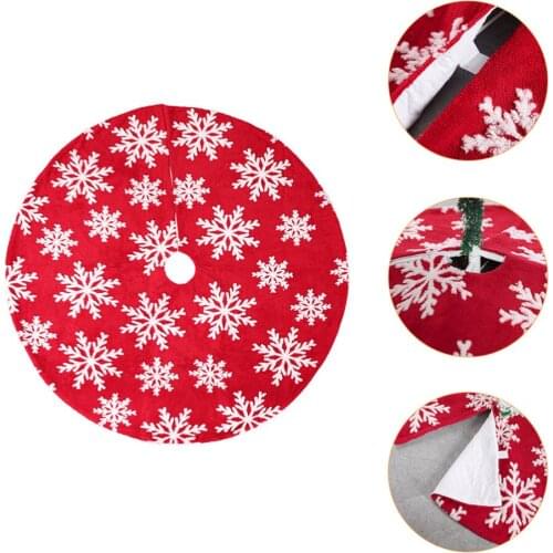 1Pc Christmas Decoration Tree Skirt Santa Tree Skirt Holiday Decoration