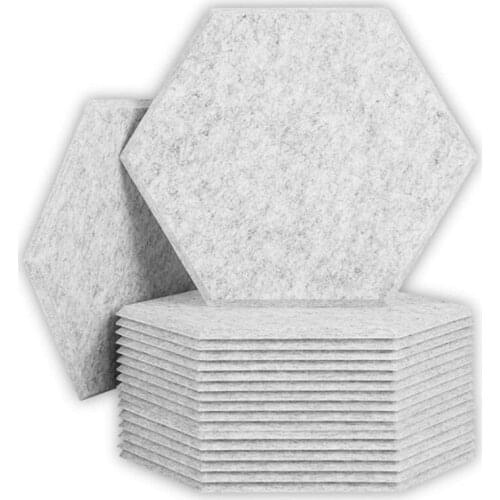 18 Pack Acoustic Panels Sound Proof Padding,Hexagon Sound Dampening Panels for Home,Sound Insulation &Acoustic Treatment CNIM Ho