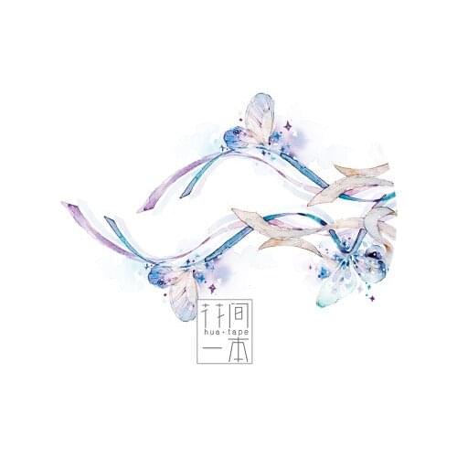 3.3cmx10m Floral Paper Masking Tape Sticker