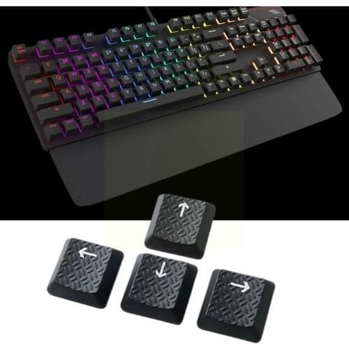 4keys Programming Keyboard Replacement Durable ABS Direction Arrows Keycaps for Logitech Keys TKL G813/G815/G913/G915 RGB