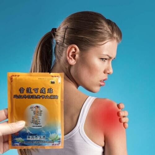 8Pcs Self Heating Joint Knee Lumbar spine Medical Plaster Lotus Relieving Pain Patches for Rheumatoid Arthritis Bone Spurs shoul