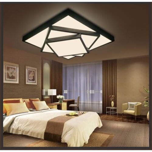 Free Shipping Modern Ceiling Lights Beside Lamp For Living Room Personality Elegant Square Creative Simple Bedroom Study Lamp