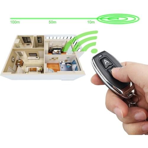433MHz wireless Copy Remote Control With Battery Garage Door Remote Control Backup Remote