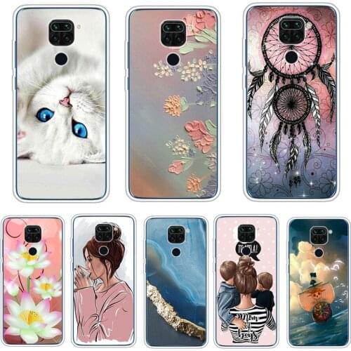 Case For Redmi Note 9 Case For Xiaomi Redmi Note 9 Case Silicone TPU Bumper Redmi Note 9 Back Cover on Note 9 shell