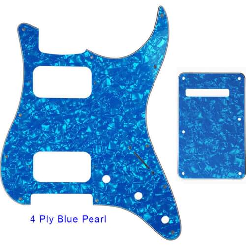 Guitar Parts - For US 11 Screw Hole Standard Strat ST HH Humbucker Guitar Pickguard & Back Plate Scratch Plate