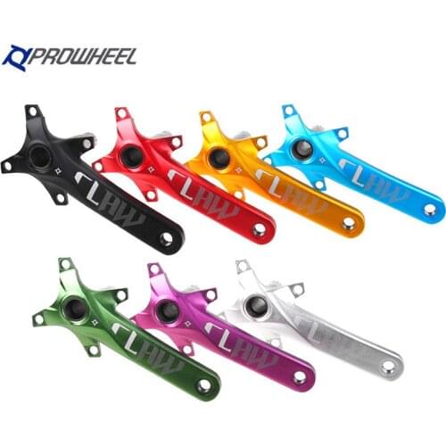 Haomeng Mountain Bike Integrated Hollow Crank Modification Upgrade Left and Right Crank Tooth Plate Central Shaft 104bcd