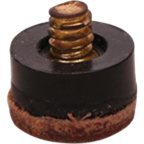 Quality 10 Pieces 12mm Screw On Replacement Tips for Pool Cue-Hard