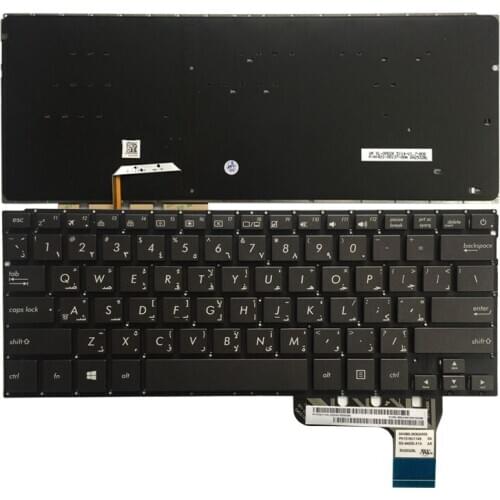 Arabic/Bulgarian/Korean Laptop Backlit Keyboard For ASUS Zenbook U303 U303LB U303LN U303UA U303UB UX303L UX303 U303L UX303LN