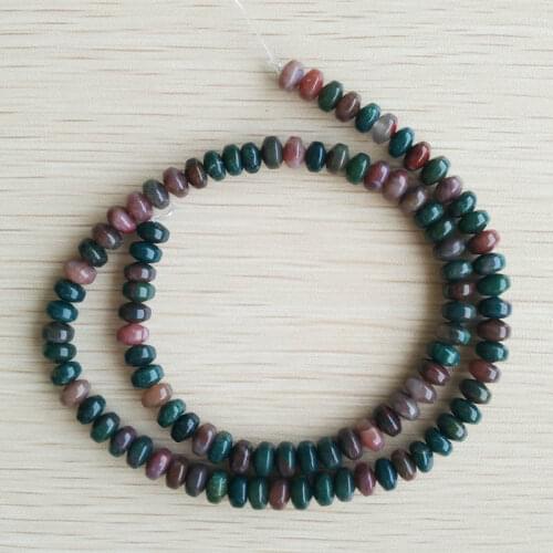 Fashion good quality hot sale natural stone abacus charms beads for diy jewelry making bracelets 4x6mm wholesale 96pcs/lot