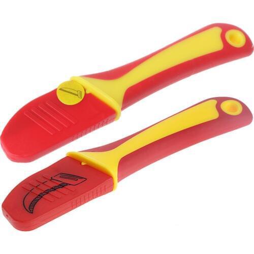 Electrician Knife Straight Edge Cutting Off Tool Repairing Tool Plastic Handle Hand Tools