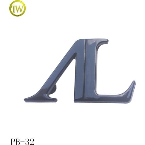 PB32 Custom luxury gunmetal bag buckle Belt metal buckle with screw