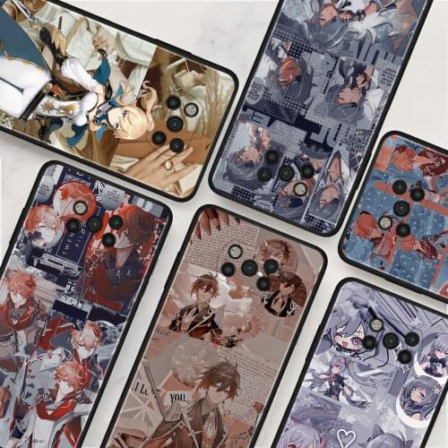 Genshin Impact Silicone Soft Pnone Case For Xiaomi Mi Poco X3 NFC Pocophone F1 M3 Pro 5G F3 Back Cover Fundas Housing