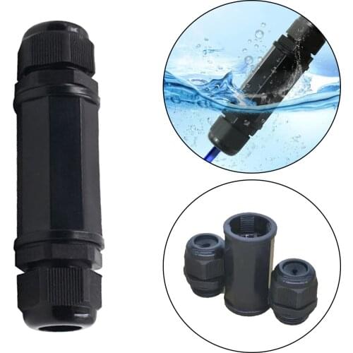 Waterproof Connector, Ethernet LAN Cable, Shielded Extender Outdoor Coupler Adapter Female to Female