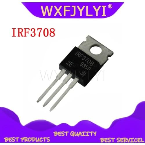 10pcs IRF3708 TO-220 IRF3708PBF TO220 30V 62A new original