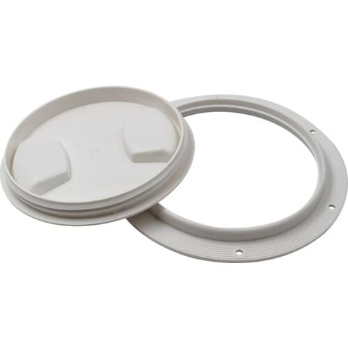 2pcs 5-1/2 Inch Deck Plate Waterproof Inspection Hatch Cover Lid Screw Type for