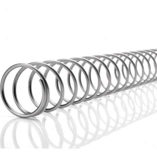 2PCS Custom High Quality Small Long Stainless Steel Compression Spring,1.2mm Wire Diameter*(6-16)mm Out Diameter*305mm Length