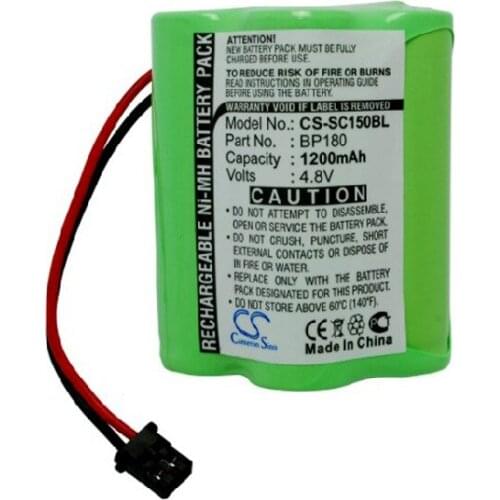 Cameron Sino 1200mAh Battery BP180, BP250 for Bearcat BC120XLT,BC220XLT,BC230XLT,BC235XLT,BC245XLT,For Radio Shack 20-520,Pro-90