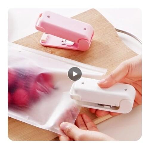 Sealing Machine Food Clip Heat Sealing Machine Mini Heat Sealer Food Packaging Kitchen Storage Bag Clips Kitchen Accessories Hot